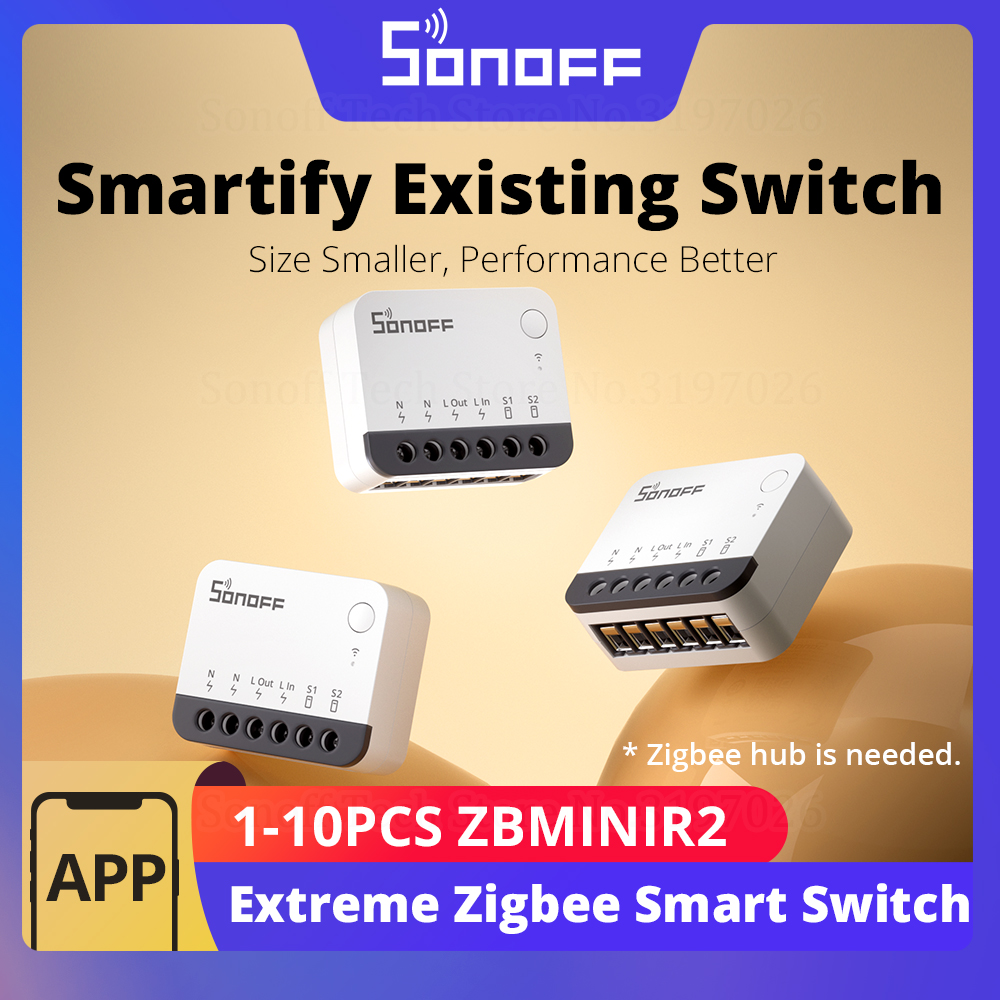Sonoff Mini R4 - Interruptor Inteligente Zigbee SONOFF ZBMINIR2, Modo