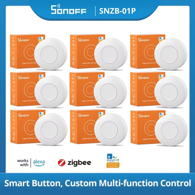 Sonoff - Interruptor Inalámbrico SONOFF Zigbee SNZB-01P, Control
