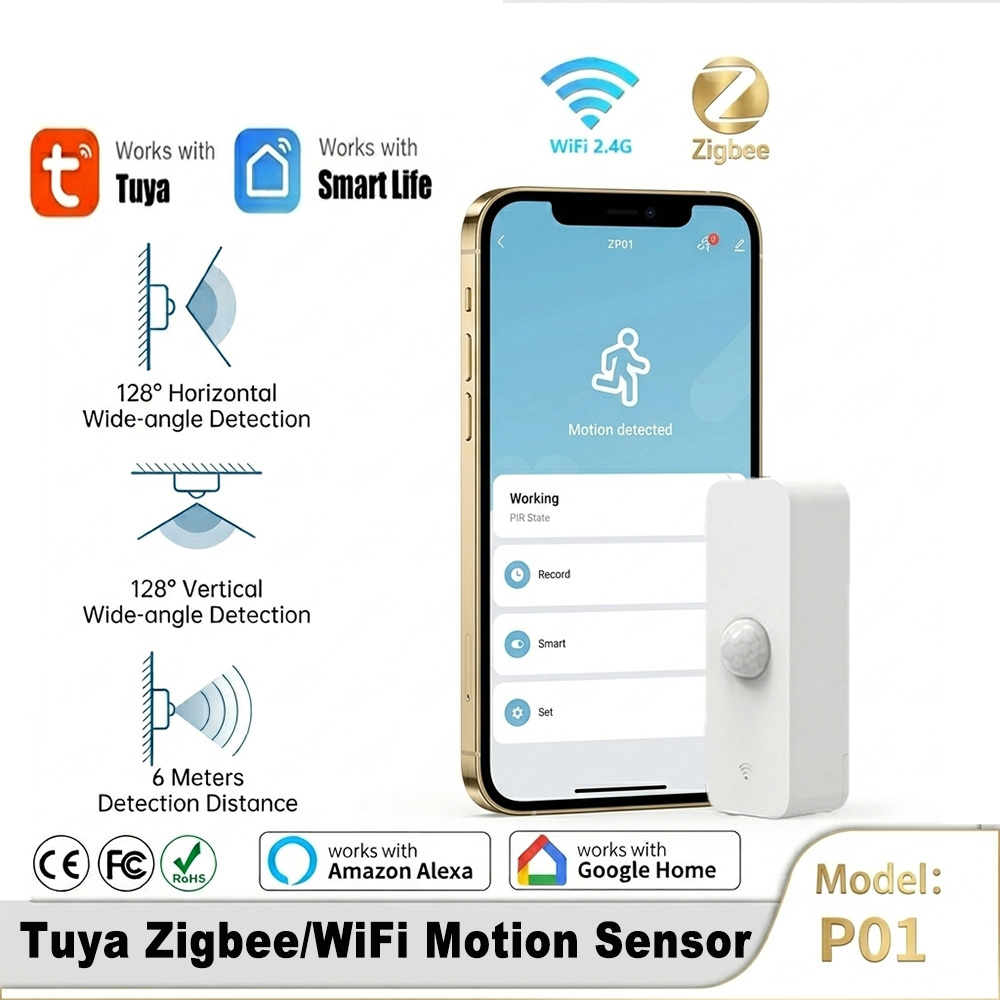 Home Assistant Tuya - Sensor de Movimiento PIR Inteligente WiFi