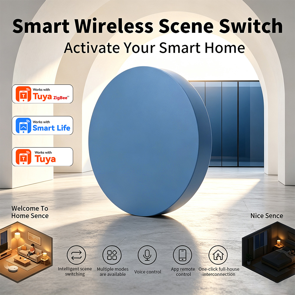 Smart Relay Tuya - Botón de escena inteligente Zigbee compatible