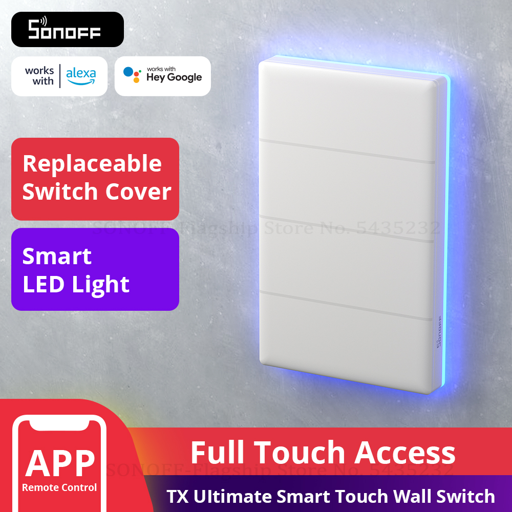 Sonoff Mini R4 - SONOFF-interruptor de luz inteligente T5, dispositivo